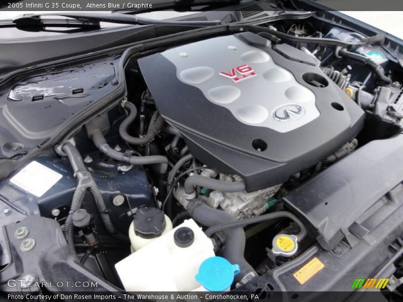 Athens Blue / Graphite 2005 Infiniti G 35 Coupe