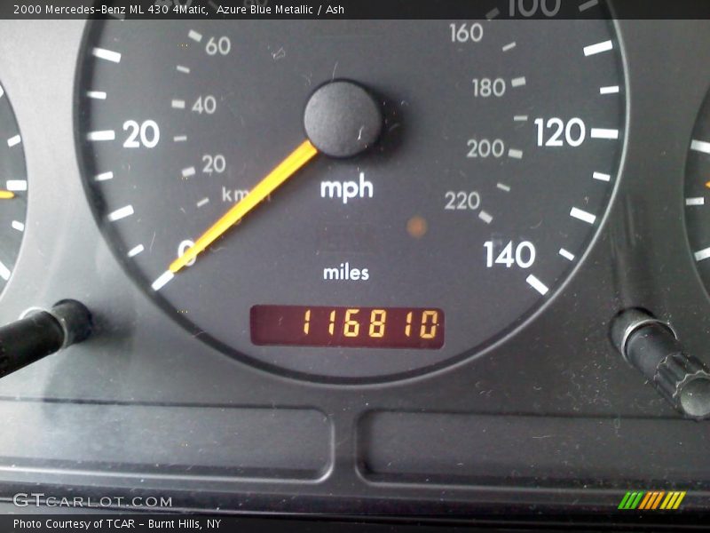 Azure Blue Metallic / Ash 2000 Mercedes-Benz ML 430 4Matic