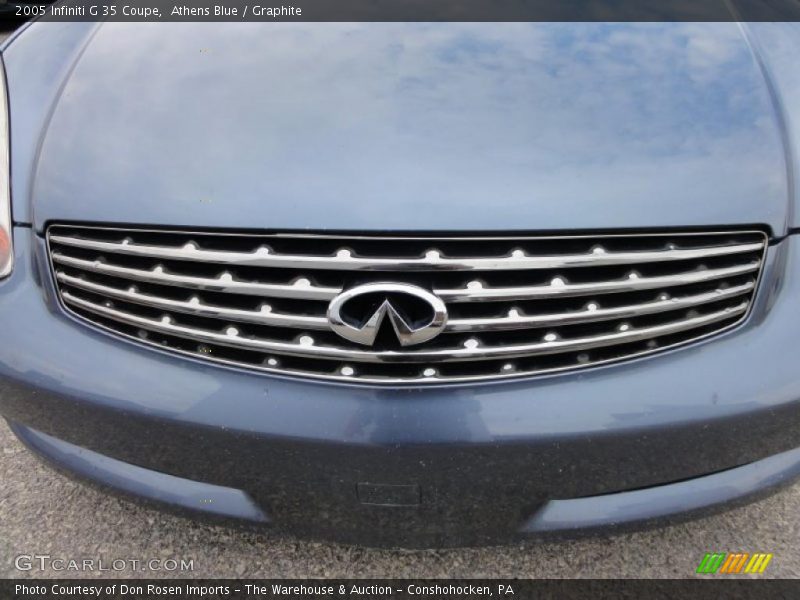 Athens Blue / Graphite 2005 Infiniti G 35 Coupe