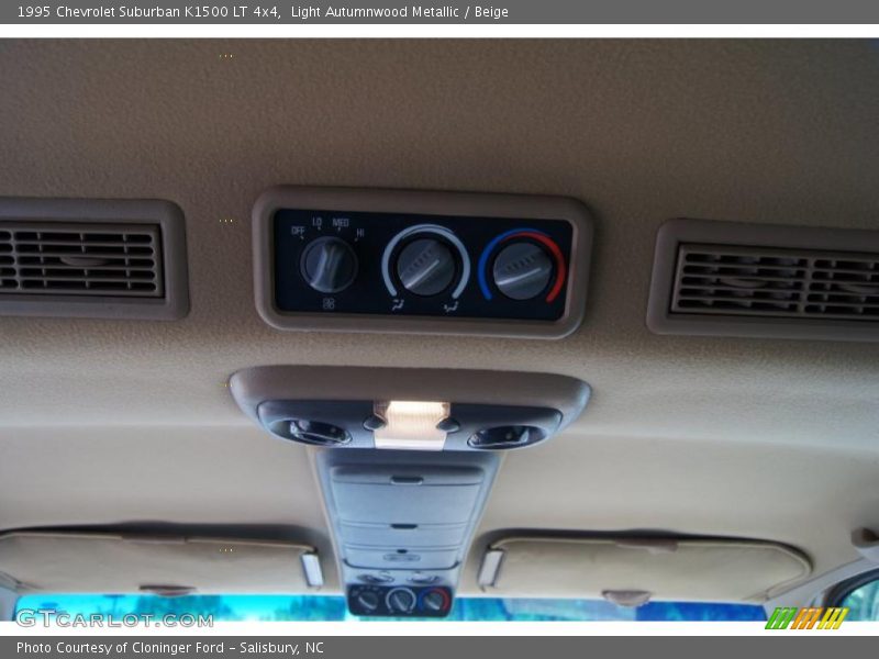 Light Autumnwood Metallic / Beige 1995 Chevrolet Suburban K1500 LT 4x4