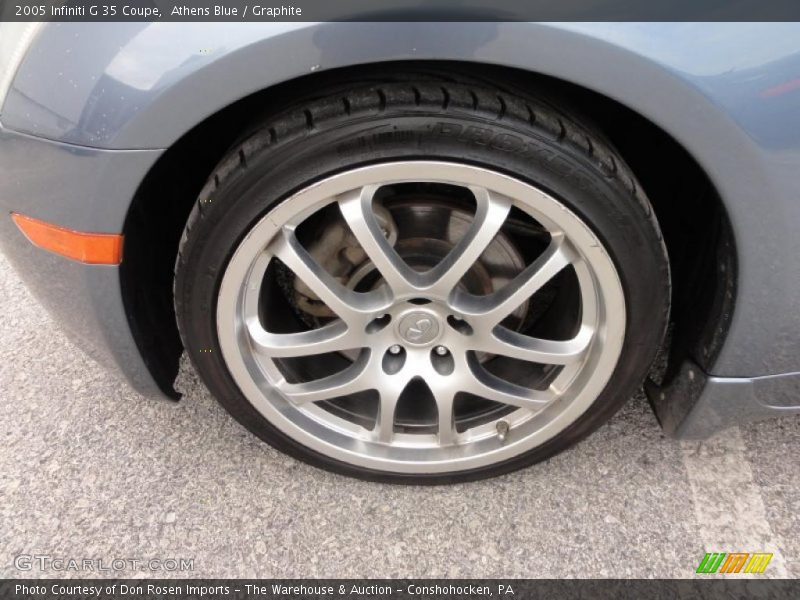 Athens Blue / Graphite 2005 Infiniti G 35 Coupe