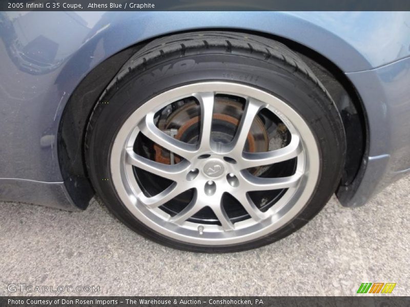 Athens Blue / Graphite 2005 Infiniti G 35 Coupe