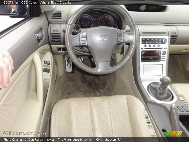 Athens Blue / Graphite 2005 Infiniti G 35 Coupe