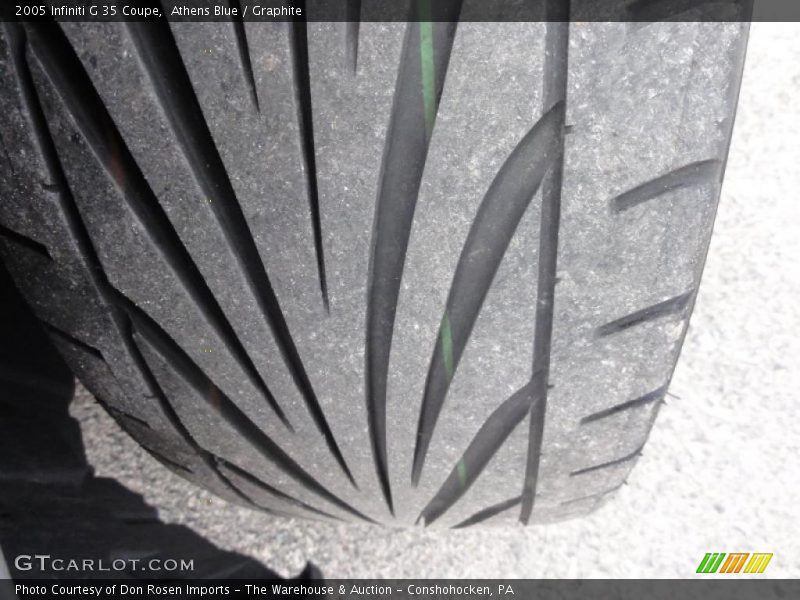 Athens Blue / Graphite 2005 Infiniti G 35 Coupe