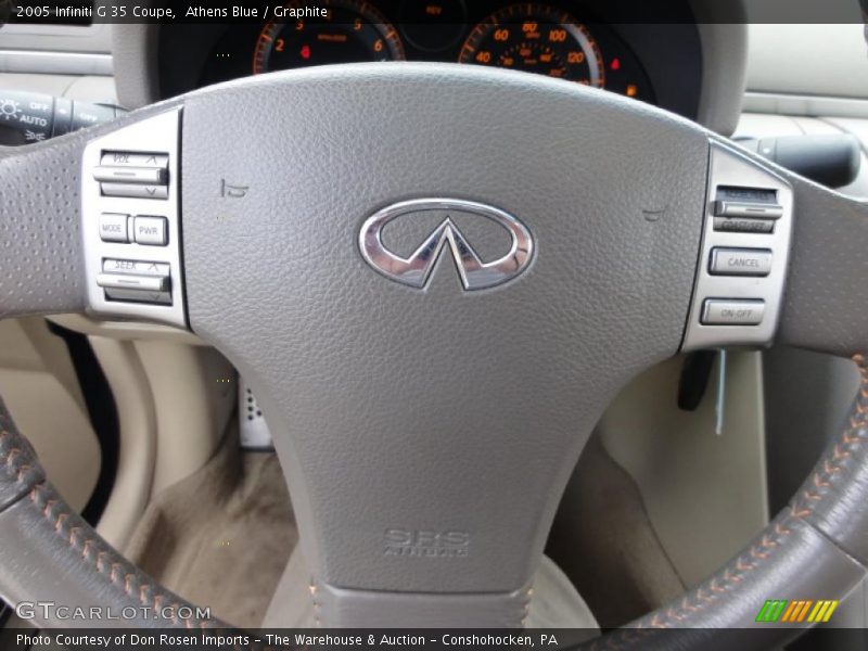Athens Blue / Graphite 2005 Infiniti G 35 Coupe