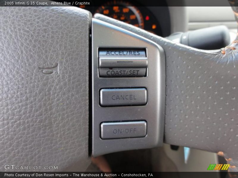 Athens Blue / Graphite 2005 Infiniti G 35 Coupe