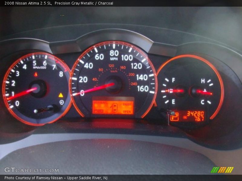 Precision Gray Metallic / Charcoal 2008 Nissan Altima 2.5 SL