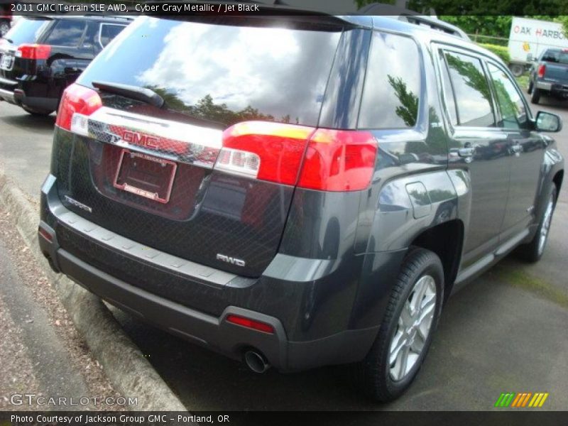 Cyber Gray Metallic / Jet Black 2011 GMC Terrain SLE AWD