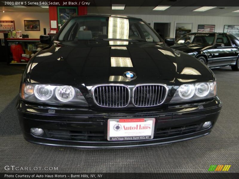 Jet Black / Grey 2001 BMW 5 Series 540i Sedan