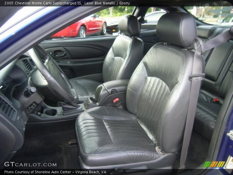 Laser Blue Metallic / Ebony 2005 Chevrolet Monte Carlo Supercharged SS