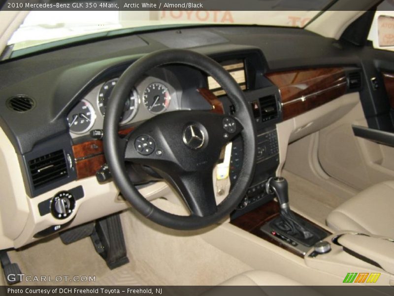 Arctic White / Almond/Black 2010 Mercedes-Benz GLK 350 4Matic