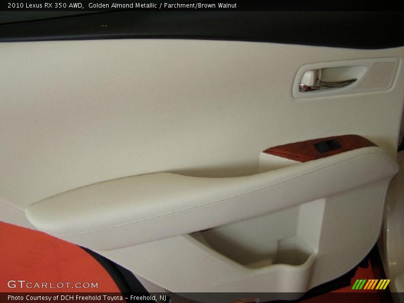 Golden Almond Metallic / Parchment/Brown Walnut 2010 Lexus RX 350 AWD