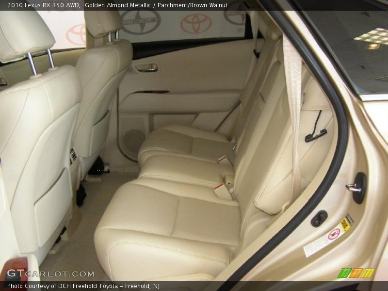 Golden Almond Metallic / Parchment/Brown Walnut 2010 Lexus RX 350 AWD