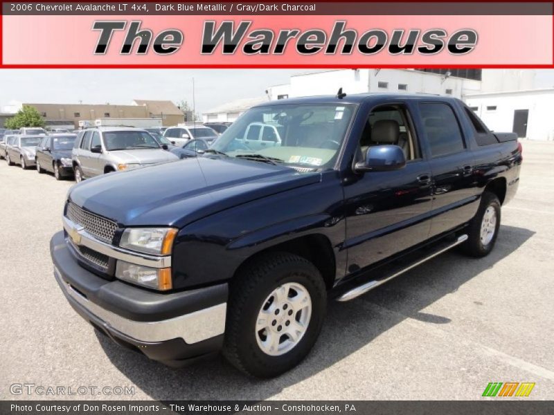Dark Blue Metallic / Gray/Dark Charcoal 2006 Chevrolet Avalanche LT 4x4