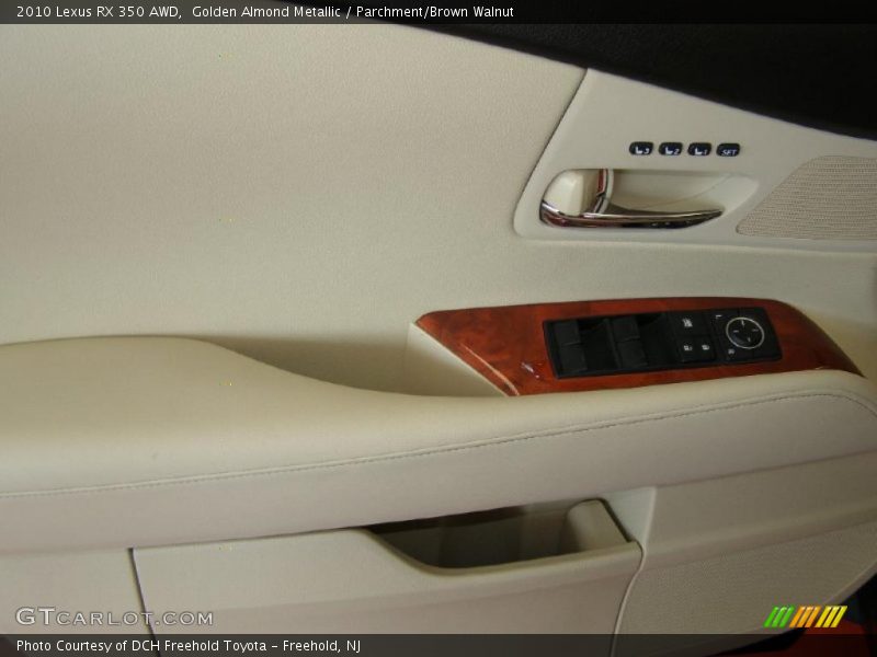 Golden Almond Metallic / Parchment/Brown Walnut 2010 Lexus RX 350 AWD