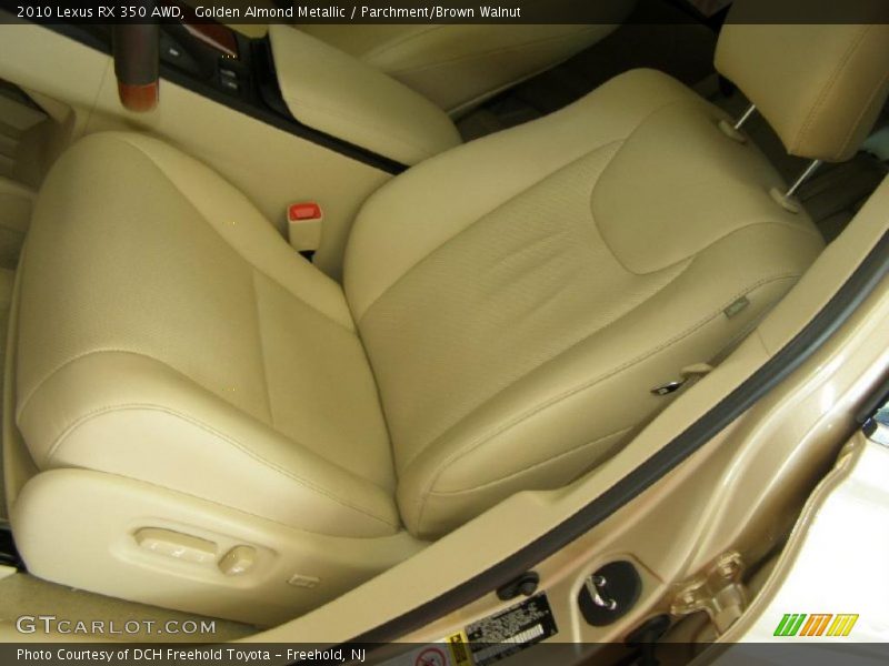 Golden Almond Metallic / Parchment/Brown Walnut 2010 Lexus RX 350 AWD