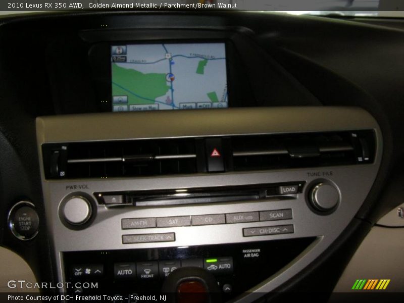 Golden Almond Metallic / Parchment/Brown Walnut 2010 Lexus RX 350 AWD