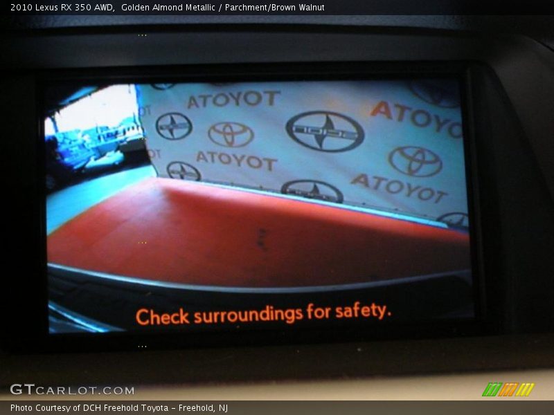 Golden Almond Metallic / Parchment/Brown Walnut 2010 Lexus RX 350 AWD