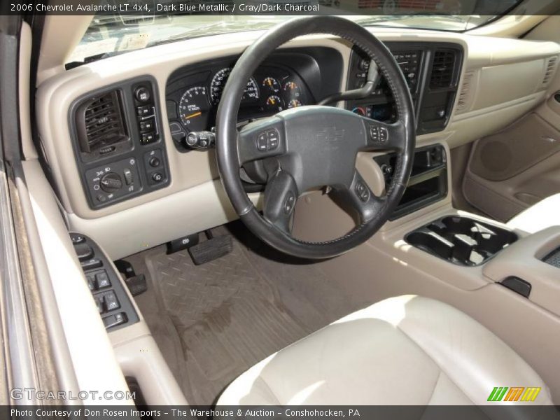 Dark Blue Metallic / Gray/Dark Charcoal 2006 Chevrolet Avalanche LT 4x4