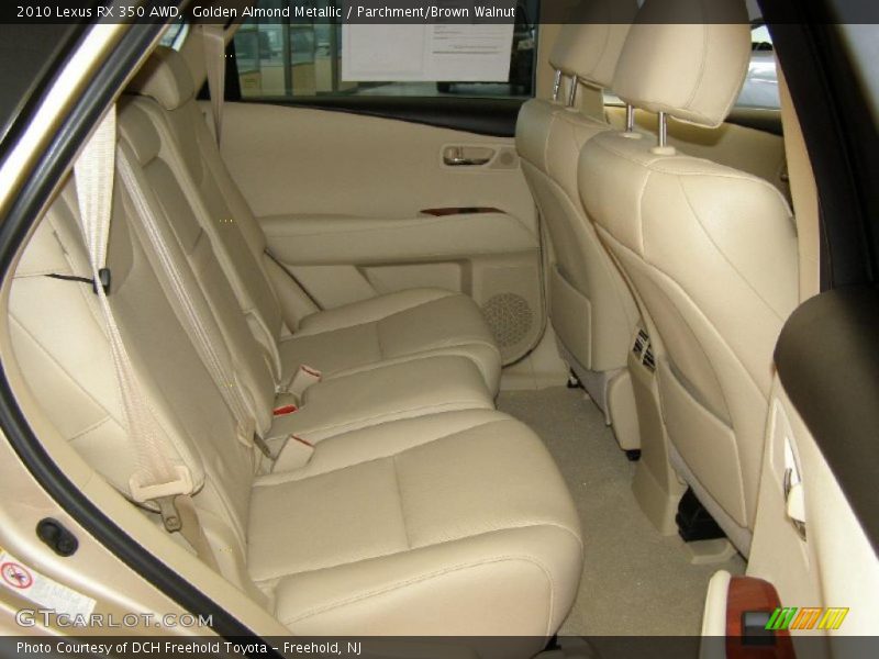 Golden Almond Metallic / Parchment/Brown Walnut 2010 Lexus RX 350 AWD