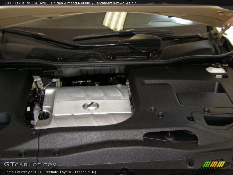 Golden Almond Metallic / Parchment/Brown Walnut 2010 Lexus RX 350 AWD
