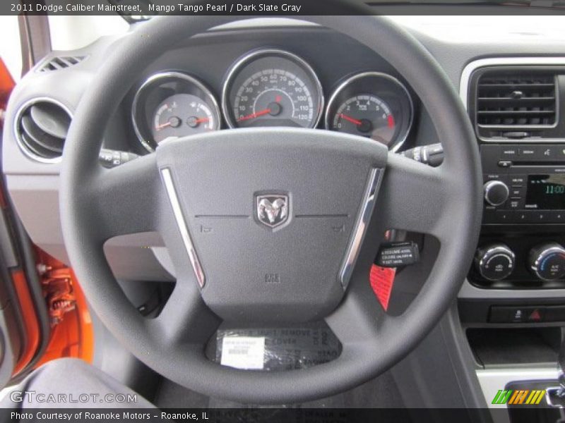 Mango Tango Pearl / Dark Slate Gray 2011 Dodge Caliber Mainstreet