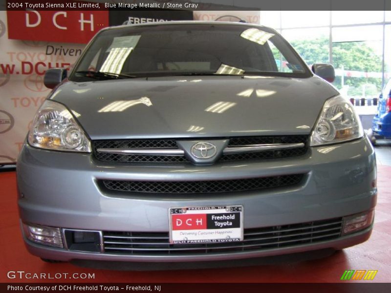 Blue Mirage Metallic / Stone Gray 2004 Toyota Sienna XLE Limited