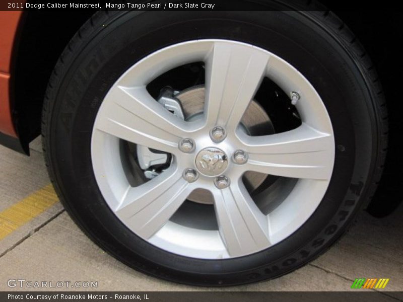 Mango Tango Pearl / Dark Slate Gray 2011 Dodge Caliber Mainstreet