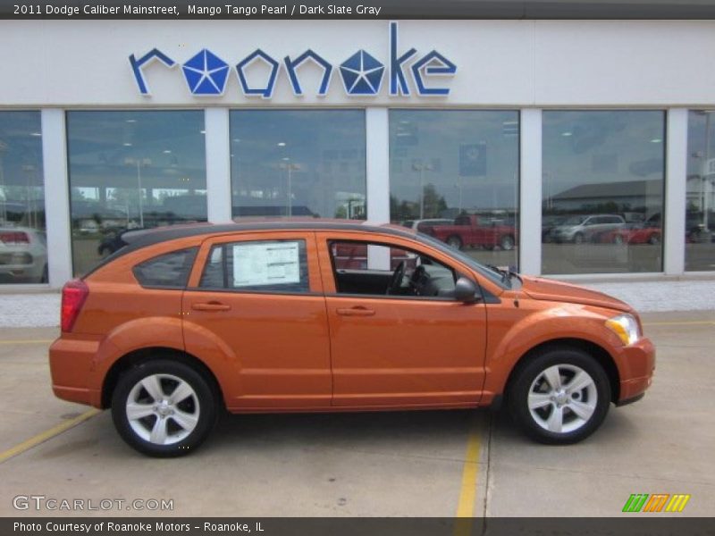 Mango Tango Pearl / Dark Slate Gray 2011 Dodge Caliber Mainstreet