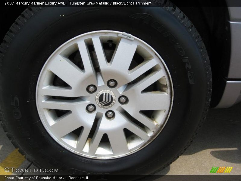 Tungsten Grey Metallic / Black/Light Parchment 2007 Mercury Mariner Luxury 4WD