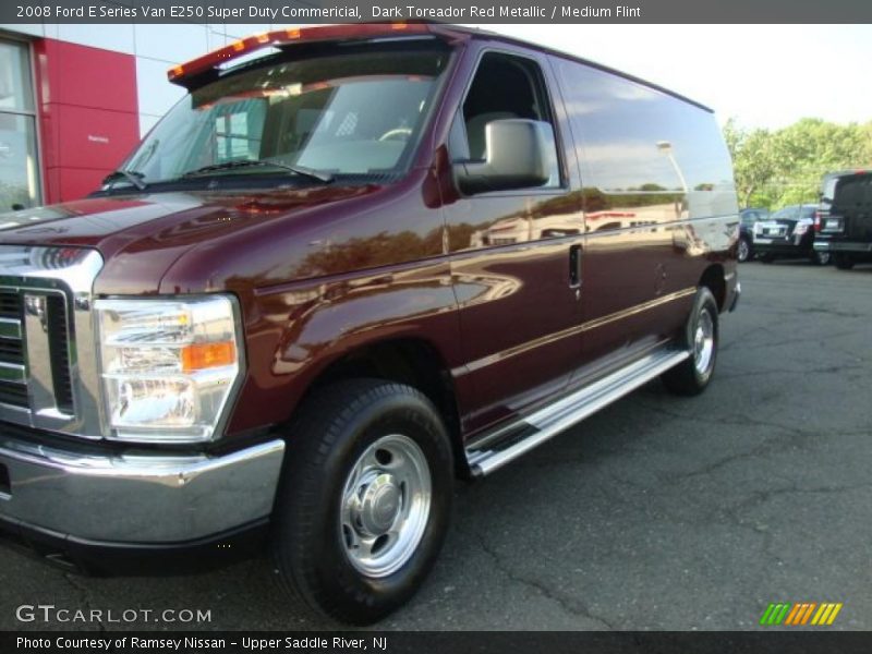 Dark Toreador Red Metallic / Medium Flint 2008 Ford E Series Van E250 Super Duty Commericial