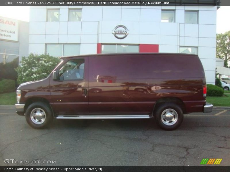  2008 E Series Van E250 Super Duty Commericial Dark Toreador Red Metallic