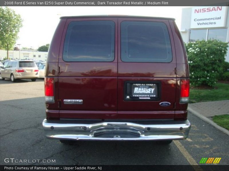 Dark Toreador Red Metallic / Medium Flint 2008 Ford E Series Van E250 Super Duty Commericial