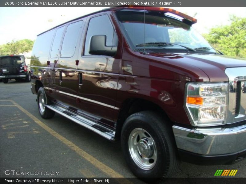 Dark Toreador Red Metallic / Medium Flint 2008 Ford E Series Van E250 Super Duty Commericial