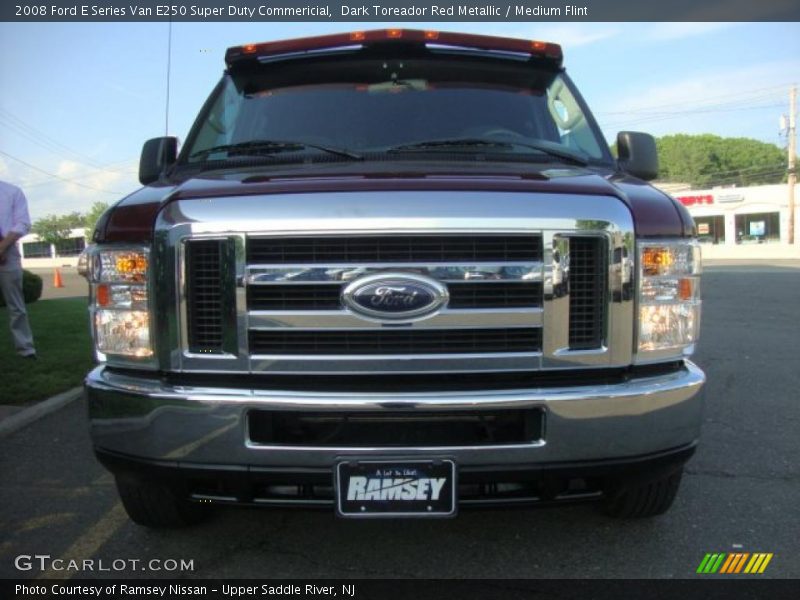 Dark Toreador Red Metallic / Medium Flint 2008 Ford E Series Van E250 Super Duty Commericial