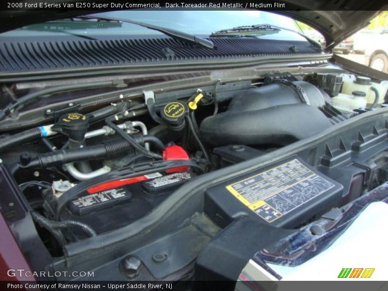 Dark Toreador Red Metallic / Medium Flint 2008 Ford E Series Van E250 Super Duty Commericial