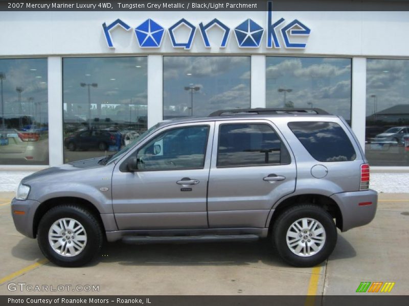 Tungsten Grey Metallic / Black/Light Parchment 2007 Mercury Mariner Luxury 4WD