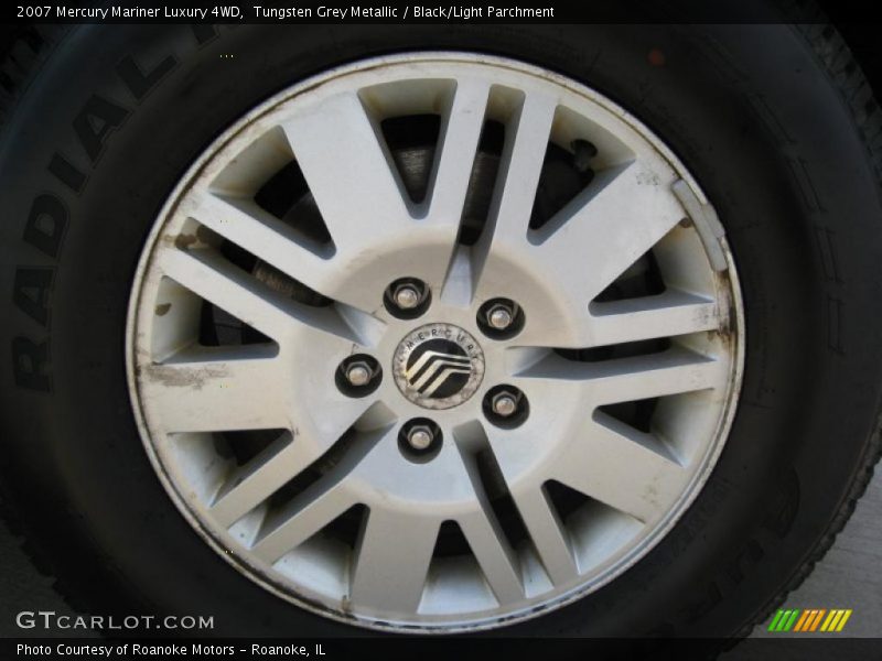 Tungsten Grey Metallic / Black/Light Parchment 2007 Mercury Mariner Luxury 4WD