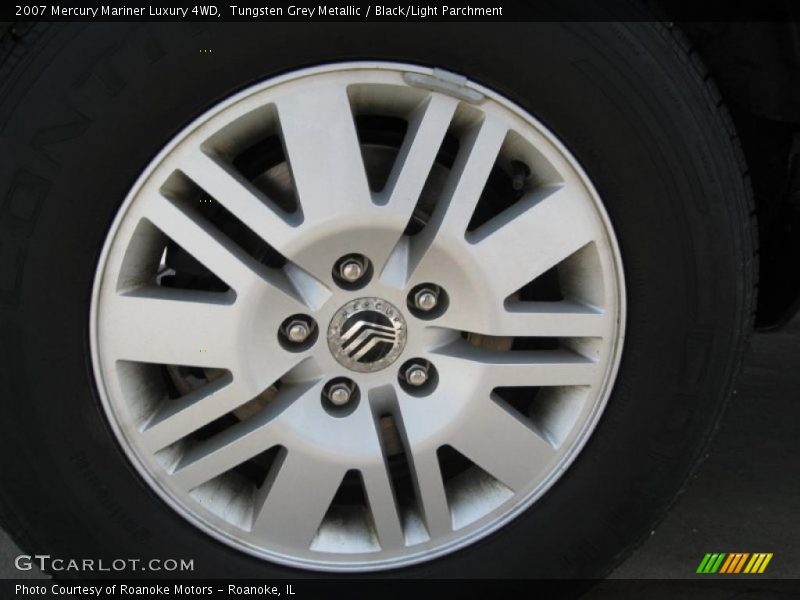Tungsten Grey Metallic / Black/Light Parchment 2007 Mercury Mariner Luxury 4WD