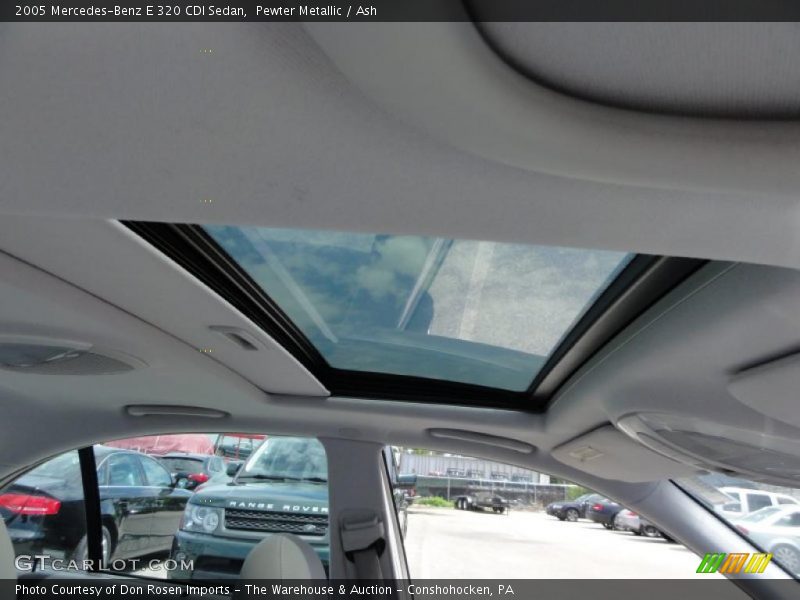Sunroof of 2005 E 320 CDI Sedan