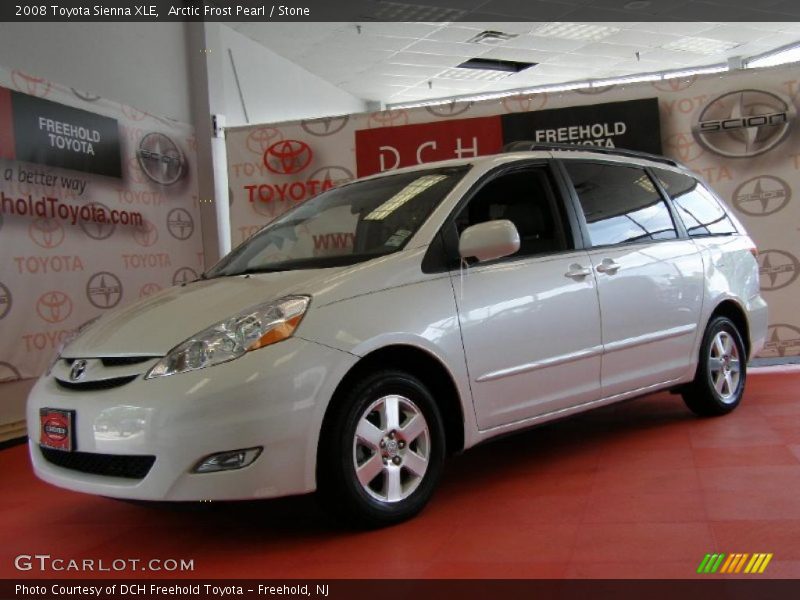 Arctic Frost Pearl / Stone 2008 Toyota Sienna XLE