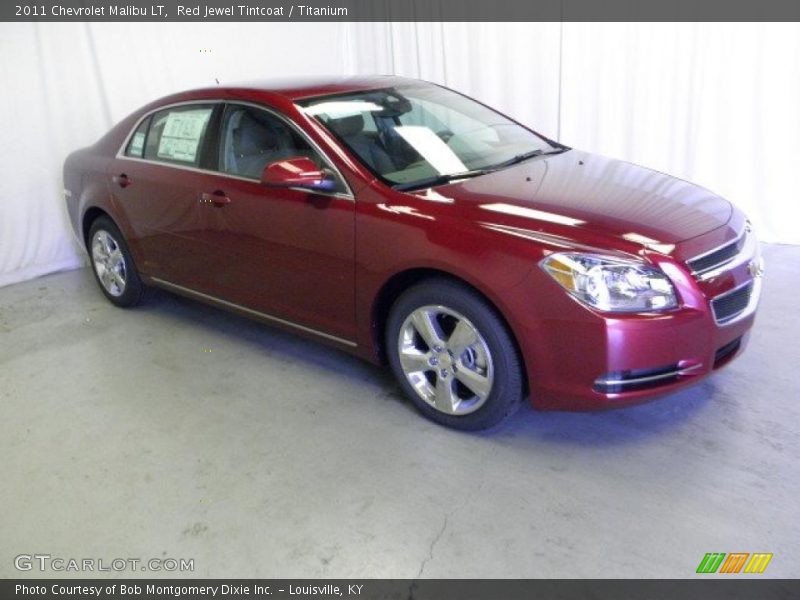 Red Jewel Tintcoat / Titanium 2011 Chevrolet Malibu LT