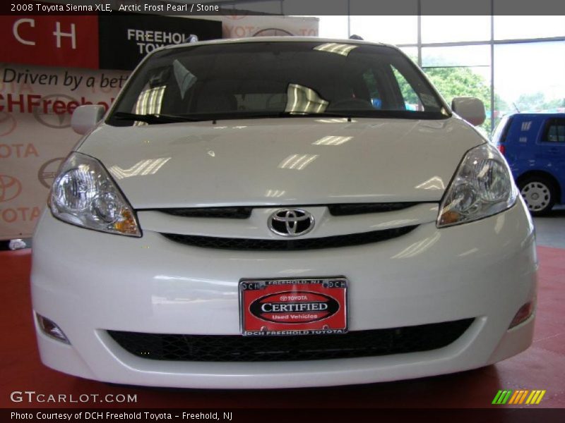 Arctic Frost Pearl / Stone 2008 Toyota Sienna XLE
