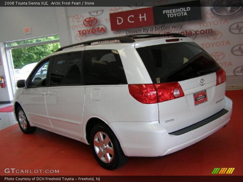 Arctic Frost Pearl / Stone 2008 Toyota Sienna XLE