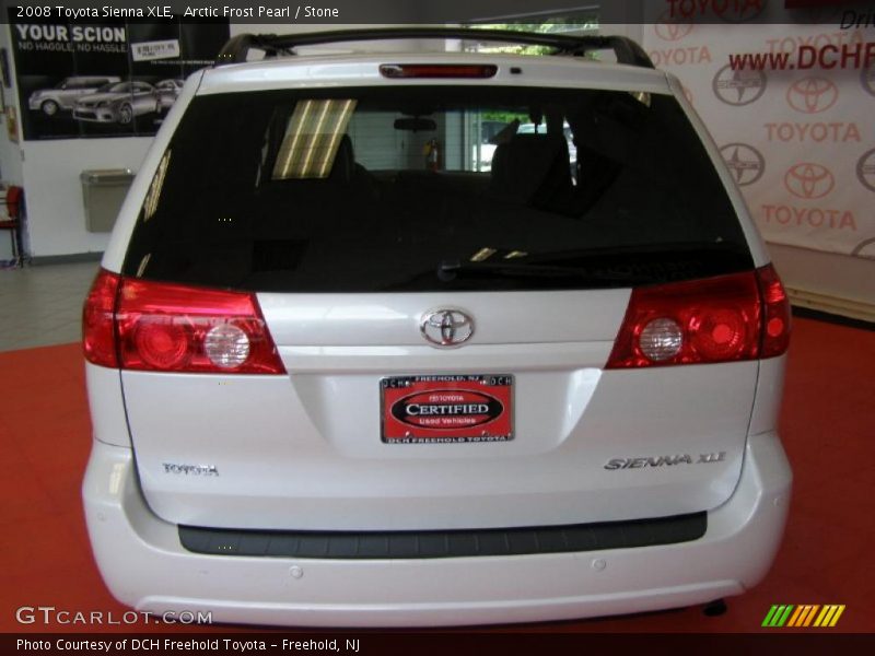 Arctic Frost Pearl / Stone 2008 Toyota Sienna XLE