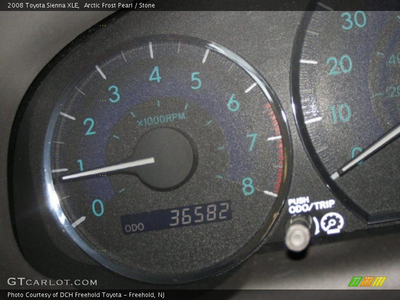 Arctic Frost Pearl / Stone 2008 Toyota Sienna XLE