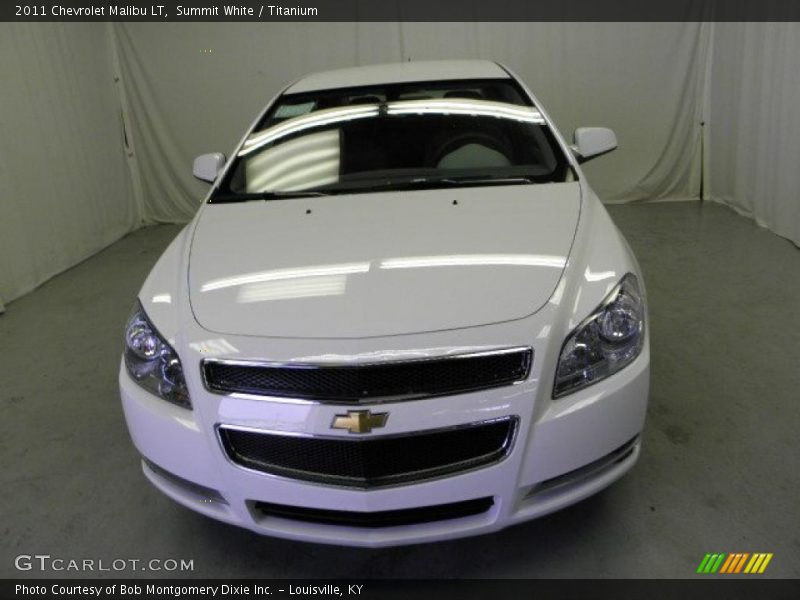 Summit White / Titanium 2011 Chevrolet Malibu LT