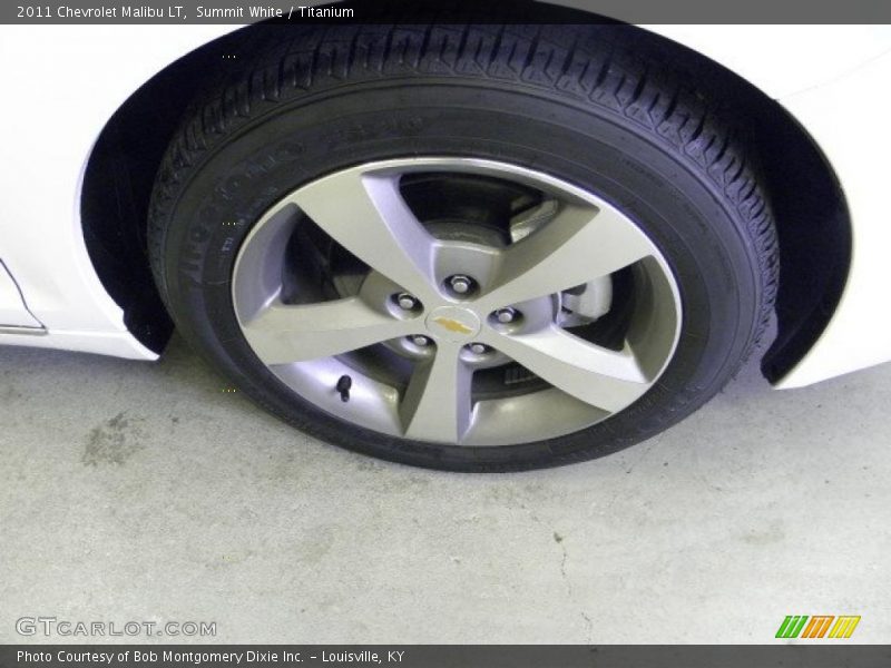 Summit White / Titanium 2011 Chevrolet Malibu LT