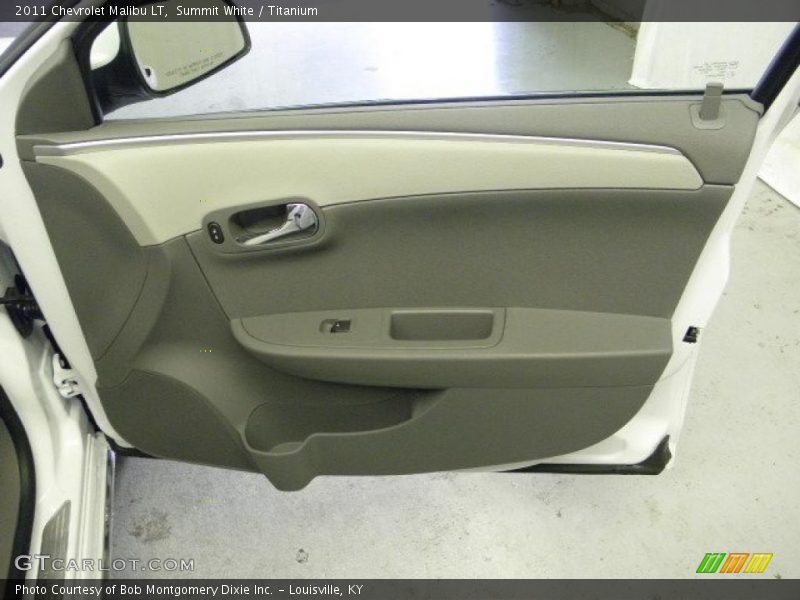 Summit White / Titanium 2011 Chevrolet Malibu LT