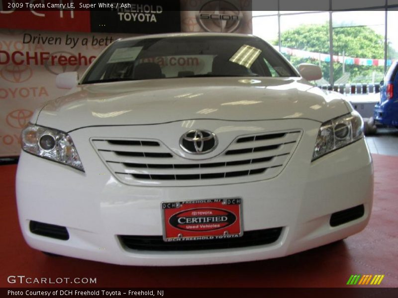 Super White / Ash 2009 Toyota Camry LE